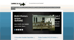 Desktop Screenshot of lacdeguerledan-camping.com